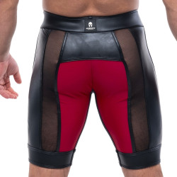 Sparta's Harness Short Orfeo Noir-Bordeaux
